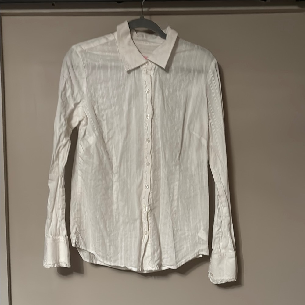 Lily Pulitzer 100% cotton button down shirt